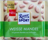 Ritter Sport Weisse Mandel Report Card