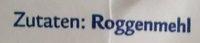 Roggenmehl Type 1150 Ingredients