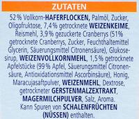 Vitalis Weniger S Knusper Frchte Ingredients