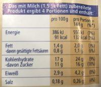 Gala Puddingpulver Bourbon Vanille 3er PK Ingredients