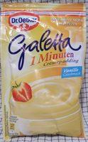 Galetta 1 Minute Cremepudding Vanille Geschmack Report Card