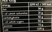 Hello My Name Is Strawberry Cheesecake Nutrition Label