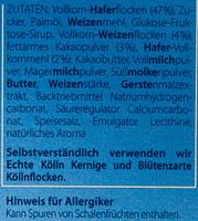 Knusper Schoko & Keks Kakao Ingredients