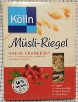 Msli-Riegel Hafer Cranberry Report Card