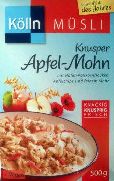 Knusper Apfel-Mohn