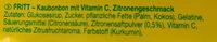 Fritt Crazy Lemon Ingredients