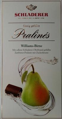 Flssig Gefllte Pralins Williams-Birne