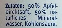 Apfel-Schorle Ingredients