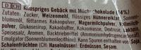 Keks Geknusper Ingredients