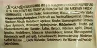 Fruitmania Joghurt Ingredients