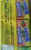 Maoam Bloxx Sour 10x5er Ingredients