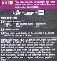 Dr. Oetker Pizza Tradizionale Speciale Ingredients