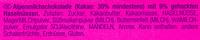 Alpia Haselnuss Ingredients