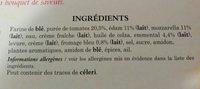 Pizza 4 Fromages Ingredients