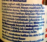 Der Groe Bauer Schokoblle-Banane Ingredients