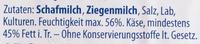 Feta Aus Griechischer Schafsmilch Ingredients