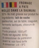 Gazi Peynir Ingredients