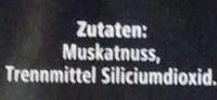 Muskat Gemahlen Nachfllpackung Ingredients
