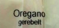 Oregano Gerebelt Ingredients