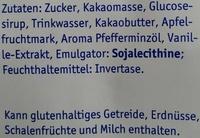 Feine Pralinentaler Pfefferminz Ingredients