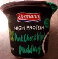 Ehrmann High Protein DarkChoc & Mint Pudding Report Card