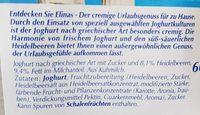 Joghurt Griechischer Art Ingredients