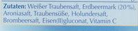 Rotbckchen Mama Eisen+ Ingredients
