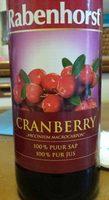 Pur Jus De Cranberry Report Card