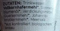 Bio Hafer Kochcreme Ingredients
