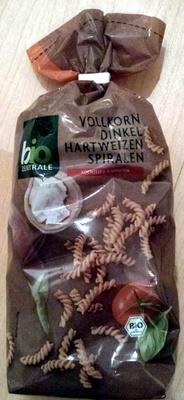 Vollkorn Dinkel Hartweizen Spiralen