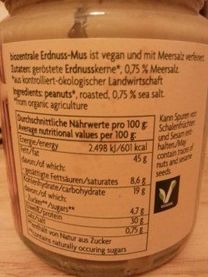 Erdnussmus Crunchy