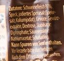 Original Nrnberger Rostbratwurst Ingredients