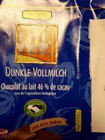 Dunkle Vollmilch Ingredients