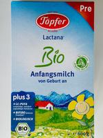 Lactana Bio Anfangsmilch Pre Report Card