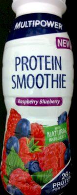 Protein Smoothie Raspberry Blueberry