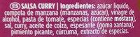 Salsa Curry Ingredients