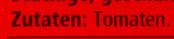 Tomaten Stckig Ingredients