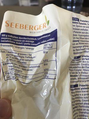 Wertvolle Snacks Kalifornische Pistazien Gesalzen