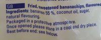 Bananenchips - Chips De Bananes - Banana Chips Ingredients