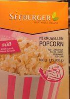 Seeberger Mikrowellen Popcorn S (4008258526019) - Is it Vegan, Vegetarian,  or Gluten-Free? - CHOMP