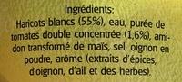 Haricots Blancs  La Sauce Tomate Ingredients