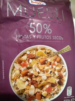 Muesli 50% Frutas Y Frutos Secos