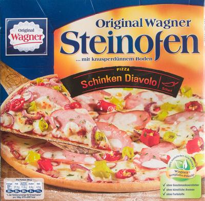 Steinofen Pizza Schinken Diavolo