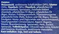 Steinofen Pizza Thunfisch Ingredients