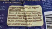 Buerliches, Kernig & Saftig Ingredients