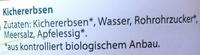 Kichererbsen Ingredients
