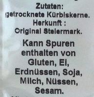 Krbiskerne Grn Ingredients