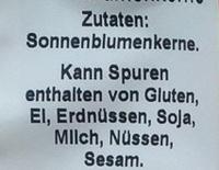 Sonnenblumenkerne Ingredients