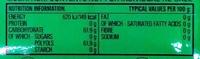 Extra (pack Of 3) - Spearmint Sugarfree Gum Nutrition Label