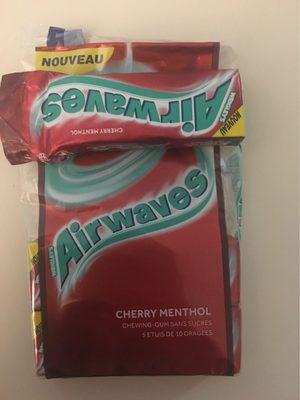 Wrigleys Airwave Cherry Menthol Chewing Gum 5 Pack